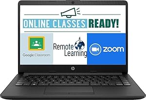 2020 HP 14 inch Home and Business Micro-Edge WLED Backlit Laptop Computer AMD Athlon Silver 3050U 3.2GHz 4GB DDR4 RAM 128GB M.2 SSD Bluetooth HDMI Webcam RJ-45 Windows 10 Home S Free Aloha Bundle