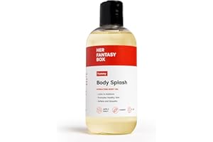 Her Fantasy Box | Body Splash Hydrating Body Oil (Yummy) - Moisturizing, Non-Greasy Formula for Soft, Smooth Skin - All-Natural, Lightweight & Nourishing