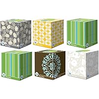 Puffs Plus Lotion Facial Tissues, Cube, 6 Boxes (56 Count Each)