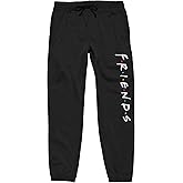 Friends Classic Dot Logo Adult Unisex Black Graphic Sweatpants