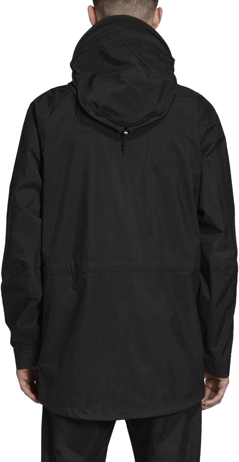 COOFANDY Men's Waterproof Rain Jacket With Hood Windproof Lightweight Outdoor Long Raincoat at  Men’s Clothing store