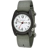 BERTUCCI&reg; Field Watch - DX3 Field&trade; - White Dial/Dk. Olive Case/Defender Drab Nylon Band 11019