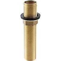 Uxcell 4" Faucet Ount Extension Shank Brass Threaded Pipe Lengthen