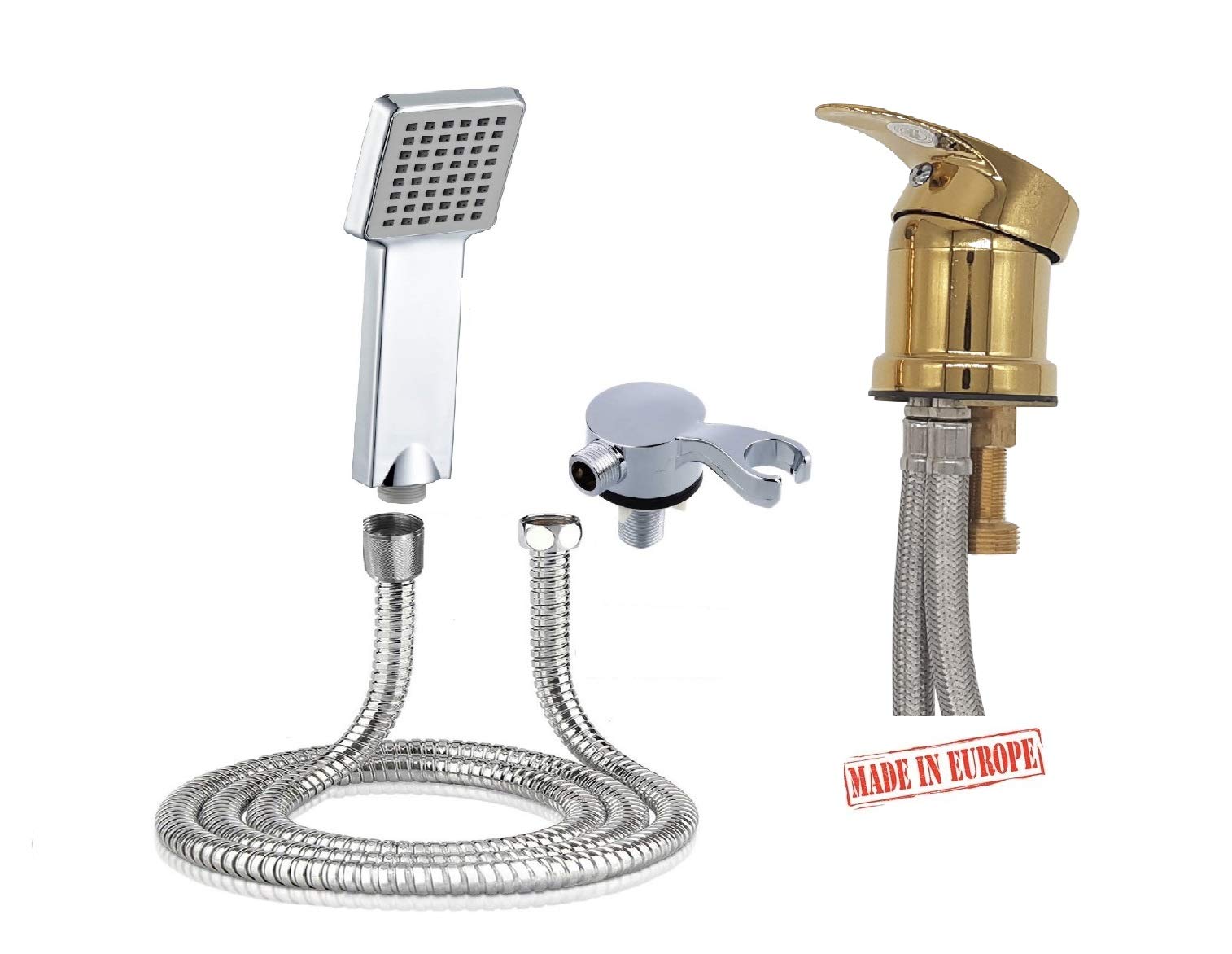 Hairstore Premium Tap Gold Mixer tap Free Shower Sprayer