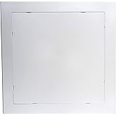 Oatey 34056 14-in. Flush-or Surface-Mounted Wall Access Panel, White, 14"x 14"