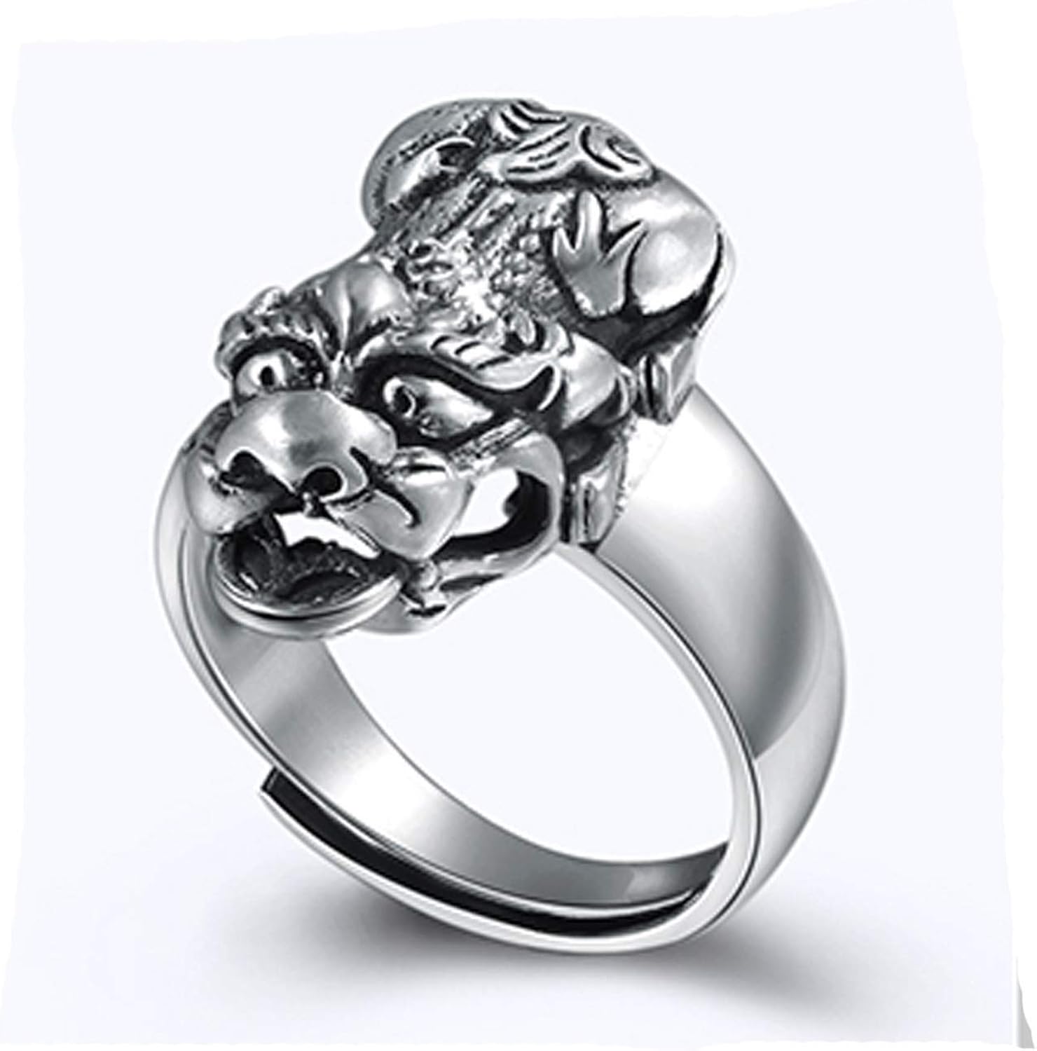 Bague Chanel BAGUE ANNEAU HOMME FEMME ACIER MARIAGE FIANCAILLE