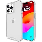 Case-Mate Tough iPhone 15 Pro Max Case - Clear [12ft Drop Protection] [Wireless Charging Compatible] Slim Phone Case for iPhone 15 Pro Max 6.7", Shockproof Cover with Anti Yellowing, Anti Scratch Tech