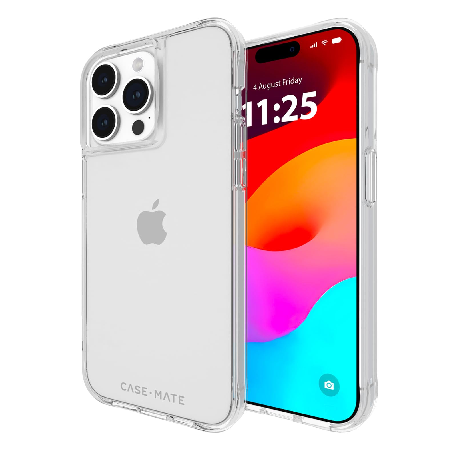 Case-Mate Tough iPhone 15 Pro Max Case - Clear [12ft Drop Protection] [Wireless Charging Compatible] Slim Phone Case for 15 Pro Max 6.7", Shockproof Cover with Anti Yellowing, Anti Scratch Tech — image 1