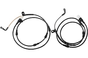 ACROPIX Front Rear Brake Pad Electronic Wear Sensor Replacement Fit for Land Rover Range Rover - Pack of 2 Black Beige