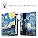 Fintie iPad 9.7 2018 / 2017, iPad Air 2, iPad Air Case - [Multi-Angle Viewing] Stand Cover w/ Hand Grip, Auto Sleep / Wake, Car Headrest Mount Function for Apple iPad 6th Gen / 5th Gen, Starry Night