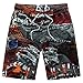 SILKWORLD Men's Tether Plaid Swim Trunks