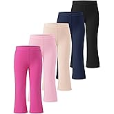 Witwot Toddler Girl Flare Pants Baby Girls Cotton Leggings Bell Bottoms Clothes Size 18M-5T