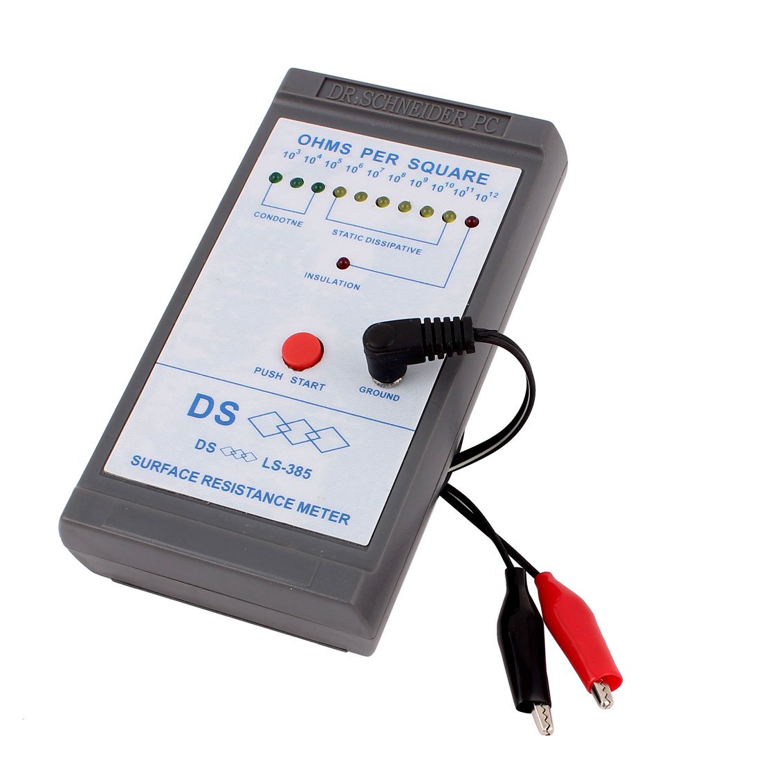 sourcingmap Surface Resistance Electrostatic Static Electricity Tester Meter