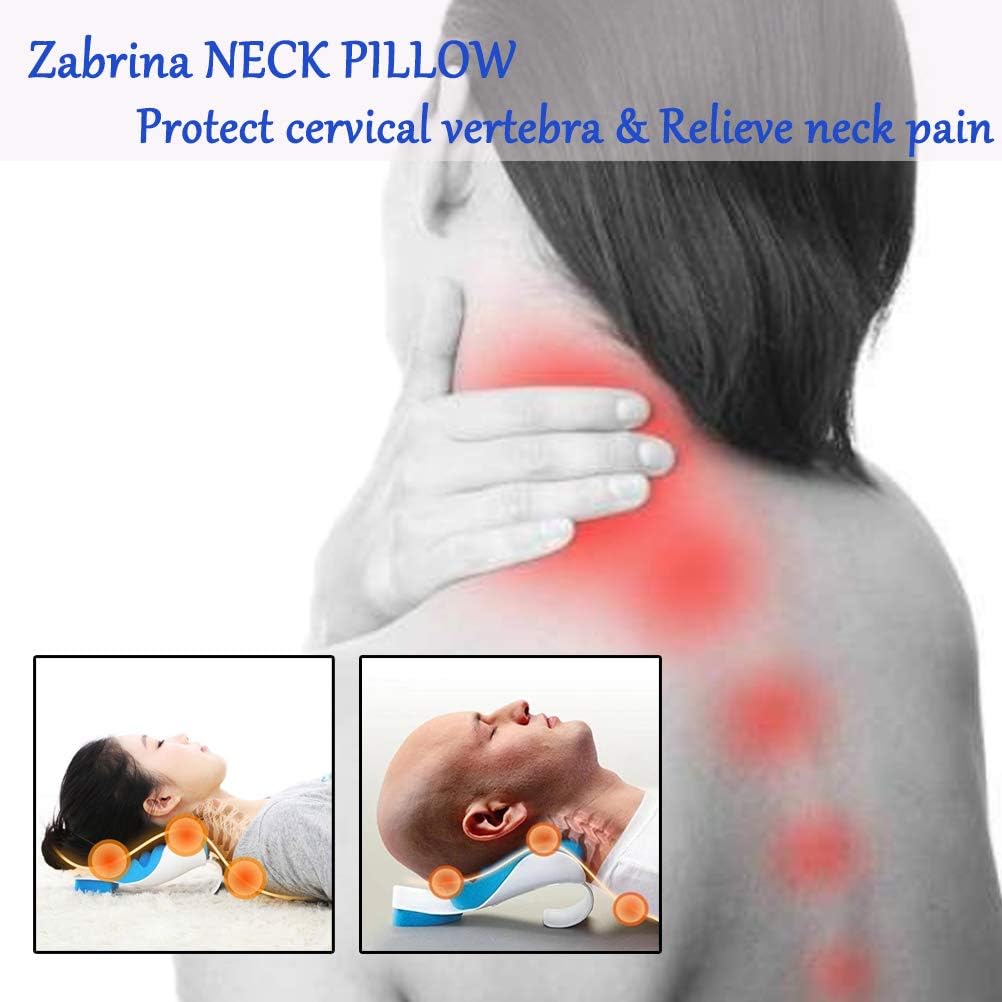 Zabrina Chiropractic Pillow, Cervical Neck Pillow, Neck Massage Cervical Pillow, Chiropractic Pillow for Neck Pain Relief, Neck Support Pillow for Neck and Shoulder Pain Relief Support: Home & Kitchen