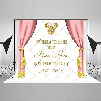 Amazon Com Photography Backdrop Birthday Banners Gold Background