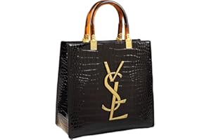 SEODON Crocodile Pattern Leather Women's Bag Top Handle Satchel Crossbody Handbags Purses Shoulder Tote Bags Luxury Fashion