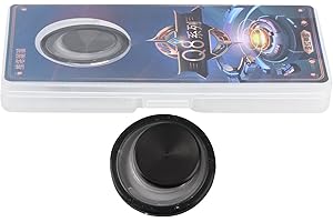 Round Game Joystick Touch Screen Controller for Mobile Phone Tablet Charm Metal Button Controller Universal,Portable Touch Sc