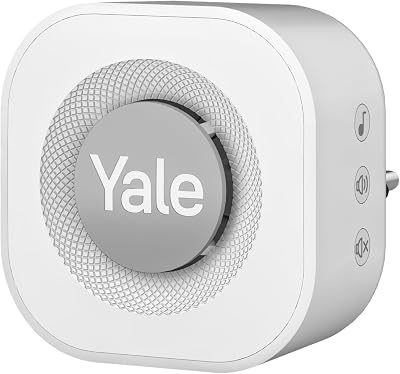 Yale Doorbell Chime Indoor Plug-In with 7 Tones 100m Range EU UK Power