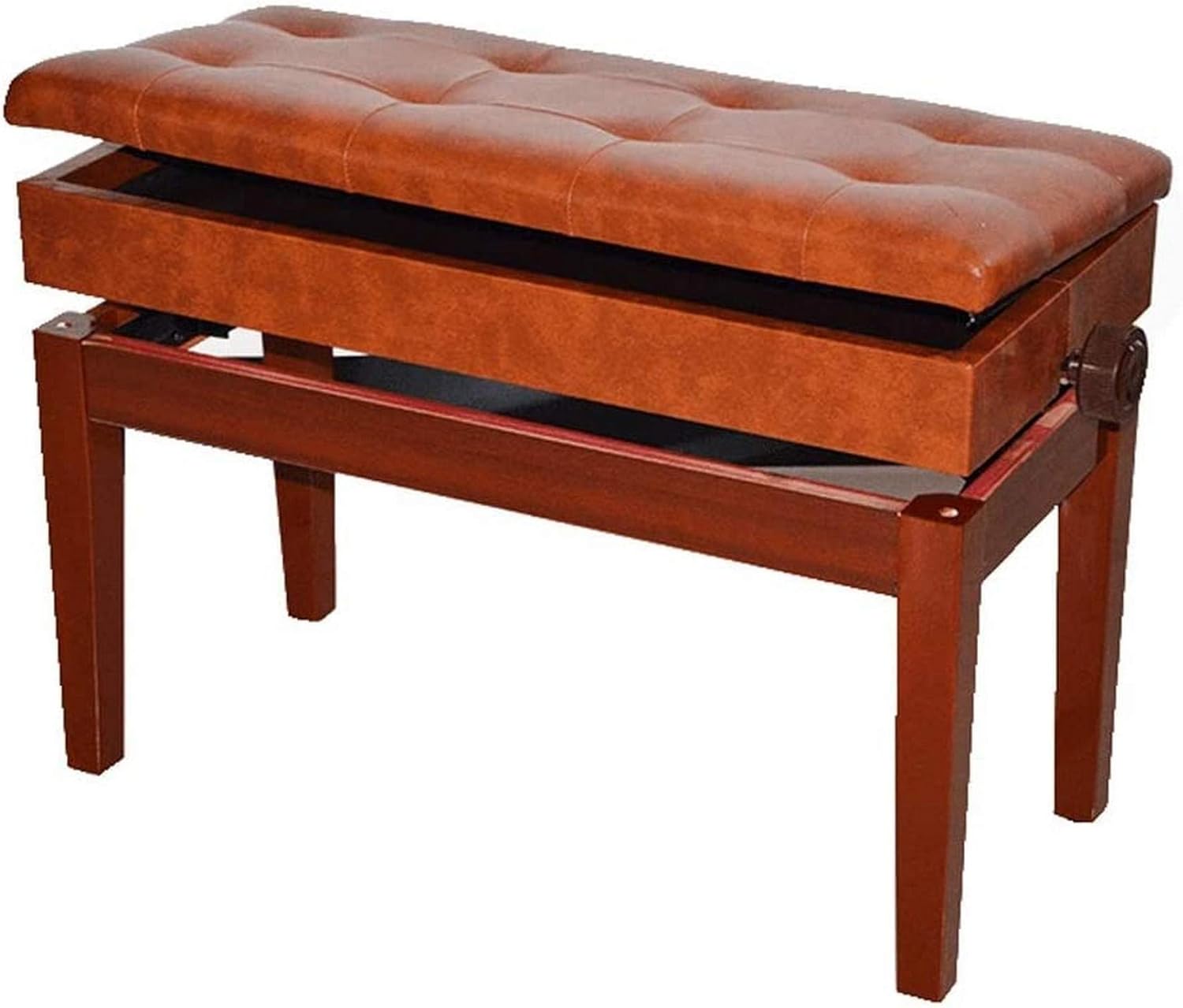 WQF Height Adjustable Deluxe Piano Stool Keyboard Bench