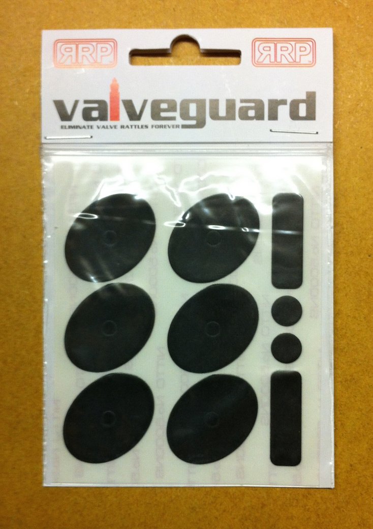 RRP Valveguard - Sticky rubber patches for rattling valves + micro frame savers