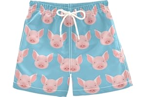 visesunny Little Boys Quick Dry Board Shorts Kids Swim Trunk Swimsuit Beach Shorts Swim Trunk for Infant Child Baby Teen