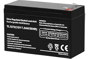 Weize 12V 7AH Rechargeable Sealed Lead Acid Battery for Razor E200/E200S E300 & E300S Electric Scooter,MX350 & MX400 Dirt Rocket electric dirt bike parts