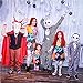 amscan The Nightmare Before Christmas Jack Skellington Pinstripe Halloween Costume for Men, Standard, with Accessories Black, White