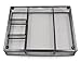 EasyPAG Mesh Collection Desk Accessories Drawer Organizer Accessories Tray 5 Compartments Multi-use Storage Box, Black