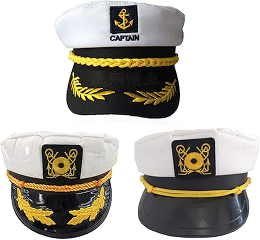 Oddity Sombrero de protección Gorra de capitán Azul Marino: Amazon.es