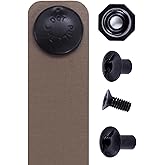 Tegris IWB Rigid Belt Loops - w/Pull-The-Dot Security Snaps & Mounting Hardware - (Fit 1.25" to 2.00" Belts (Adjustable)