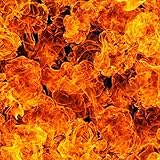 Hydrographic Film - Water Transfer Printing - Hydro Dipping - Extreme Flames Amber - 1 Sq. Meter