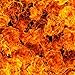 Hydrographic Film - Water Transfer Printing - Hydro Dipping - Extreme Flames Amber - 1 Sq. Meter