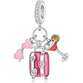 Alstade Bible Family Mom Wife Love Heart Dangle Charm 925 Sterling Silver Charms fits Bracelets and Necklace Pendant Bead Charms Jewelry Present for Women Family Friends