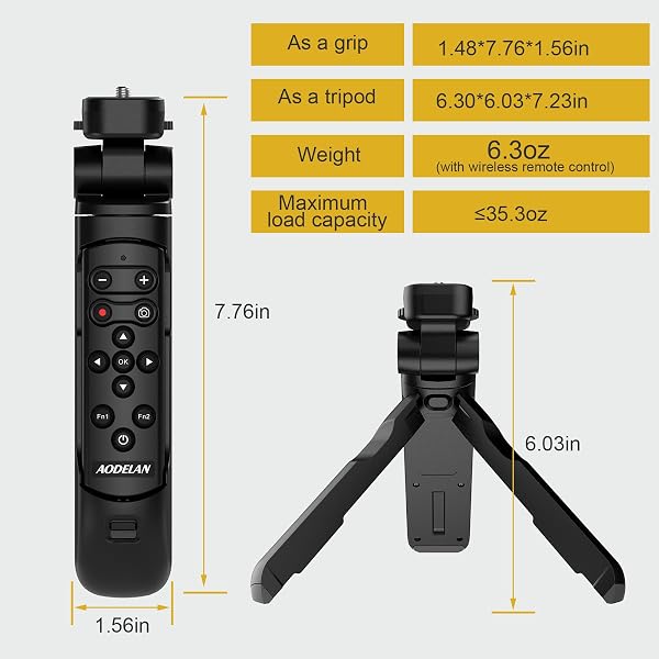 AODELAN REPLACEMENT TRIPOD GRIP FOR NIKON Z FC COOLPIX P1000 P950 B600 A1000 Z50