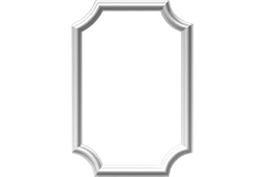 Ekena Millwork PNL16X24AS-02 16"W x 24"H x 1/2"P Ashford Molded Scalloped Wainscot Wall Panel