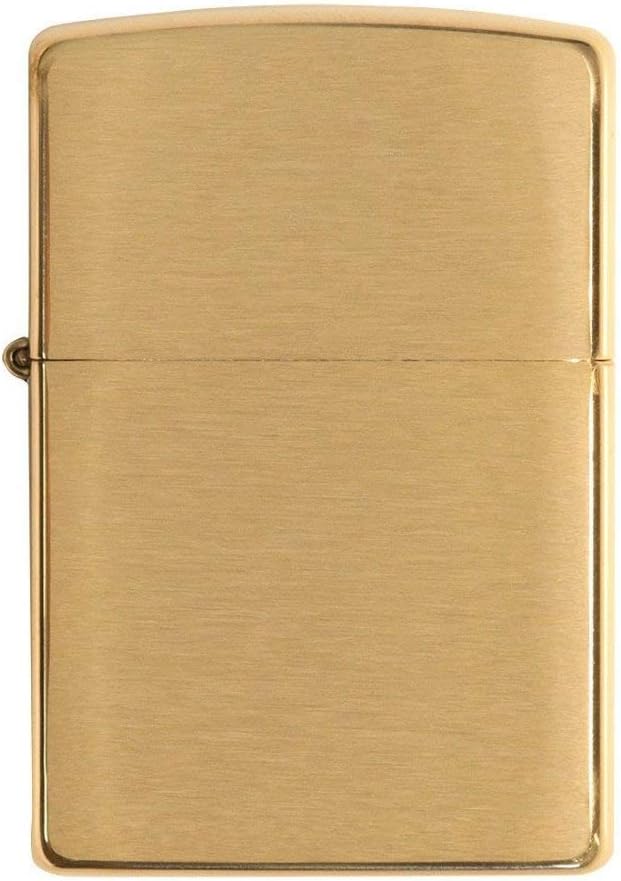 Zippo, Windproof Lighter, Brushed Brass Armour Heavy Wall, Base Model, Refillable, Reusable, Windproof Design, Gift Box - Image 3