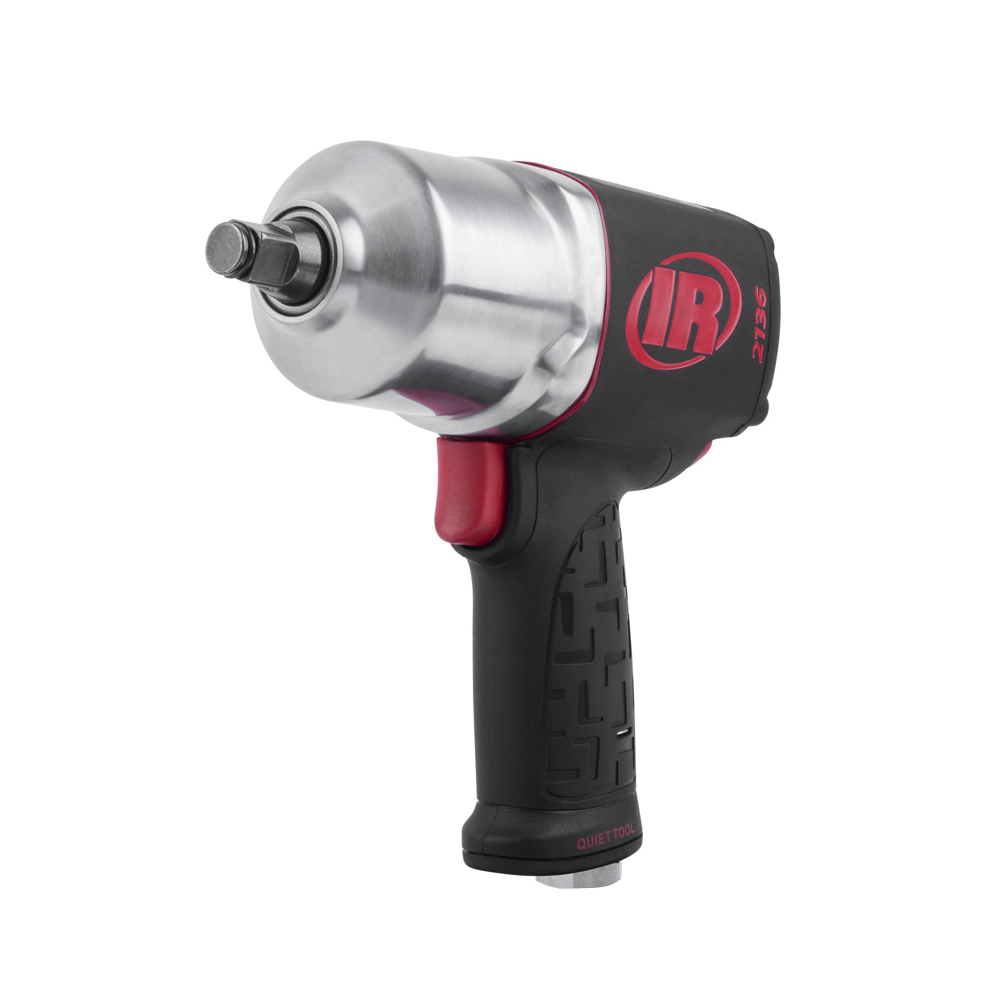 Ingersoll-Rand 2136QXPA Lightweight Air Impact Wrench 1/2", 1500 Nm, Quiet Technology & Friction Ring Retainer, Durable Performance
