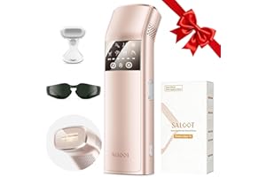 SALLOOT IPL Laser Hair Removal for Women and Men, 25J Triple-Pulse Permanent Hair Removal Device for Ingrown & Coarse Hair, 37°F Painless Sapphire Ice Cooling Hair Removal for Legs, Facial, Armpits, Bikini