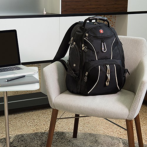 SwissGear 1900 Scansmart TSA Laptop Backpack Black/Blue FrenzyStyle