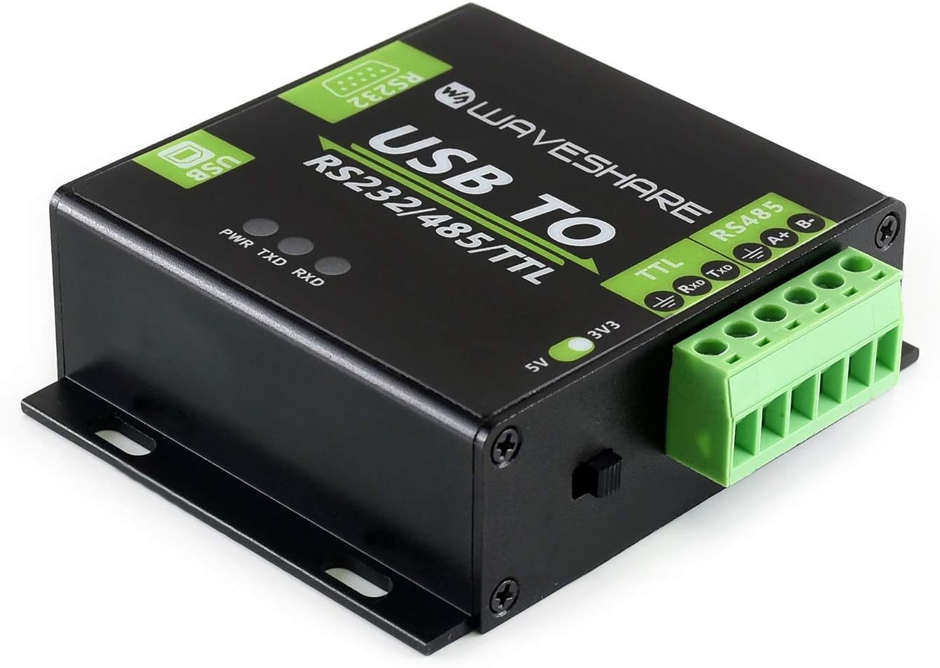 Waveshare Industrial USB to RS485 Converter with Original FT232RL Automatic Transceiving