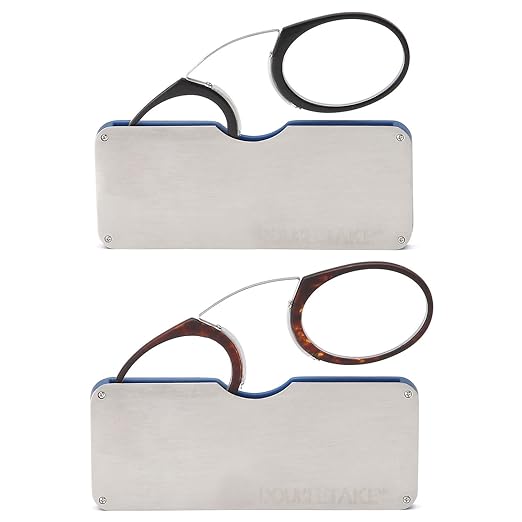 DOUBLETAKE 2 Pairs of Pince Nez Style Nose Resting Pinching