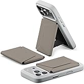 MOFT Magsafe Wallet, 8-Card Holder, Magnetic Phone Stand with Pull to Access Design, RFID Blocking, Angle Adjustment & MOVAS Minimalist Snap Field Wallet for Men Travel Essentials, Taupe