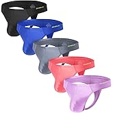ZONBAILON Mens Thong Breathable Silk Pouch Underwear Sexy Male G-Strings Thong Set Athletic