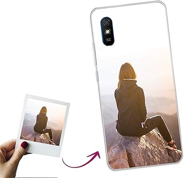 Mookase Funda Para Xiaomi Redmi 9a Personalizada Para Tu Movil Con Imagen O Texto Carcasa Personalizable Gel Flexible Borde Trasparente Regalo Original Amazon Es Electronica