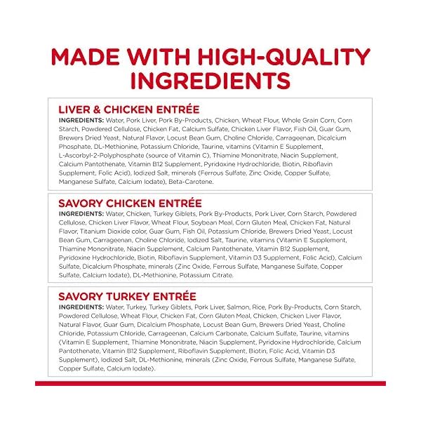 Hill’s Science Diet Wet Cat Food, Adult, Minced Savory Recipe Variety