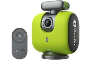 XbotGo Chameleon AI Auto Sports Action Camera - 4K 60FPS Soccer Camera and Basketball Tracking Camera for Team Sports, Live S