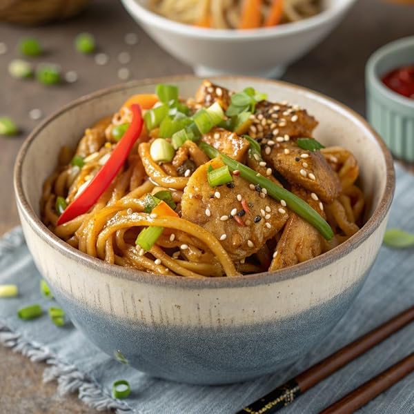 NISSIN CUP NOODLES STIR FRY NOODLES IN SAUCE, HONEY SESAME CHICKEN, 3.00 OUNCE (PACK OF 6)