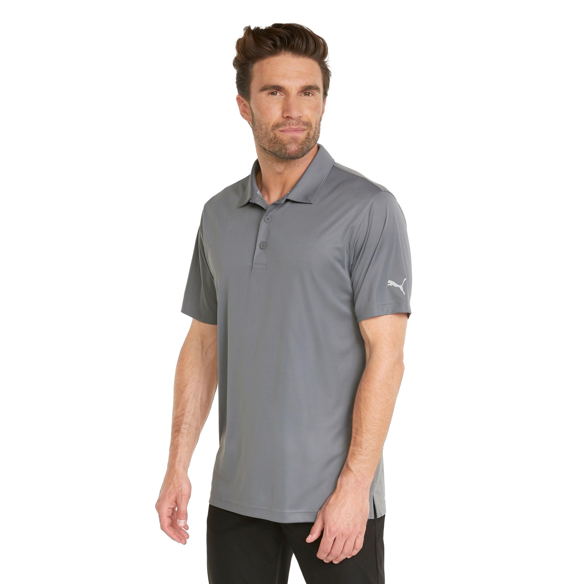 Puma Golf Men’s Gamer Polo, Quiet Shade, 3XL