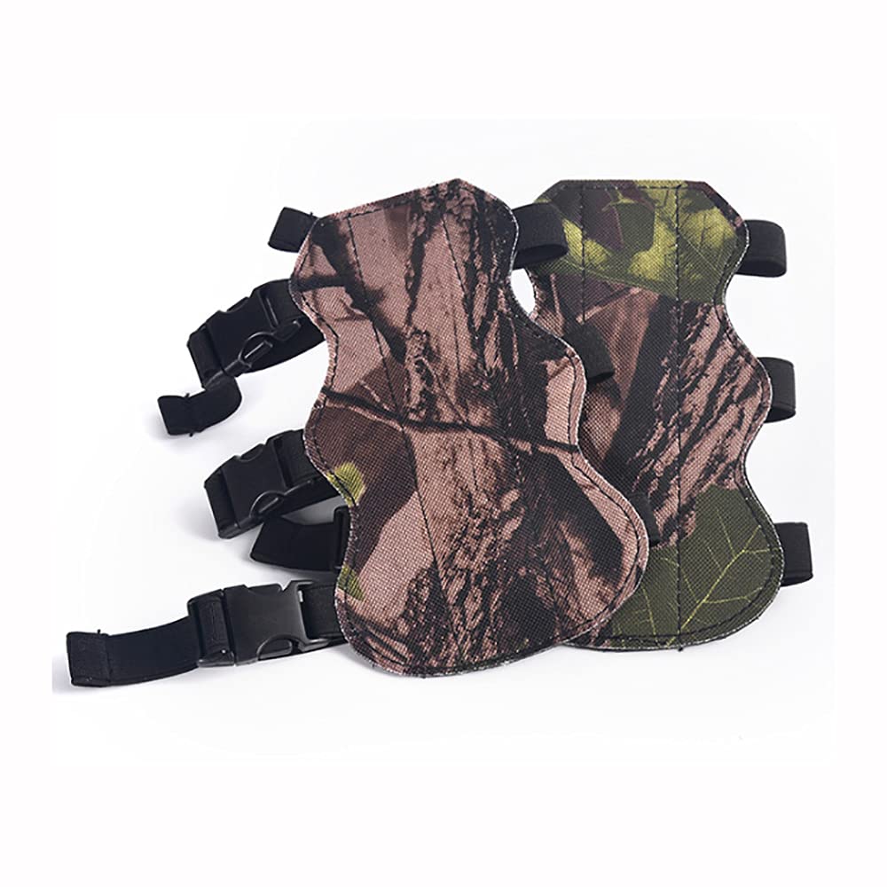 ANCLLO 7.5inch Archery Bow Range Arm Guard One Size with 3 Straps