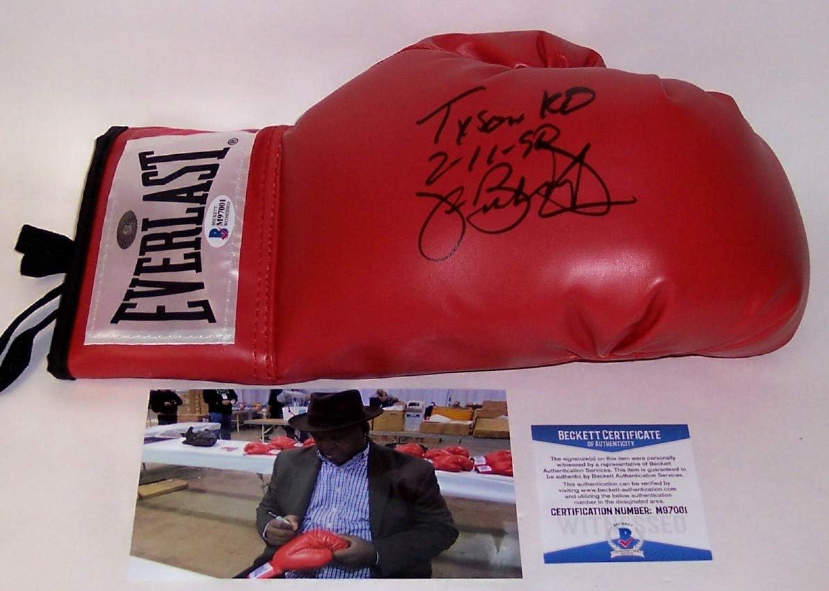 buster douglas signed glove